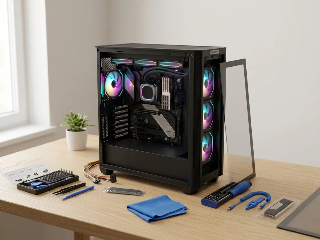 PC-Reparatur: Diagnose und Aufrüstung von Desktop-Computern