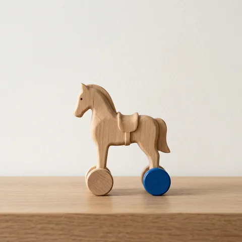 Hölzernes Trojanisches Pferd als Spielzeug